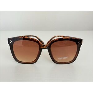 New Vince Camuto Oversized Tortoiseshell Square Brown Frames Sunglasses VC965 TS